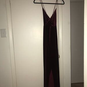 Red Velvet Fashion Nova Dress